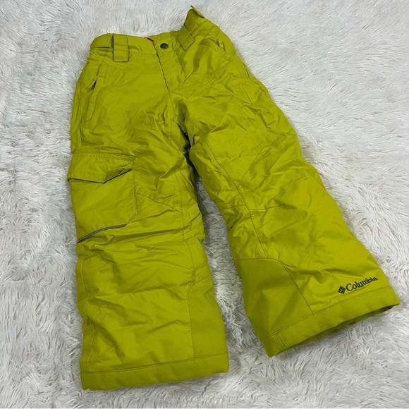 Columbia Bottoms Columbia Bugaboo Lime Green Omniheat Snow Pants